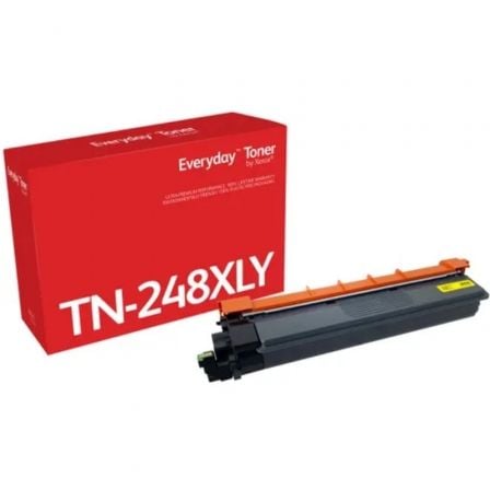 Tóner compatible Xerox 006R04878 compatible con Brother TN-248XLY Alta Capacidad/ Amarillo_0
