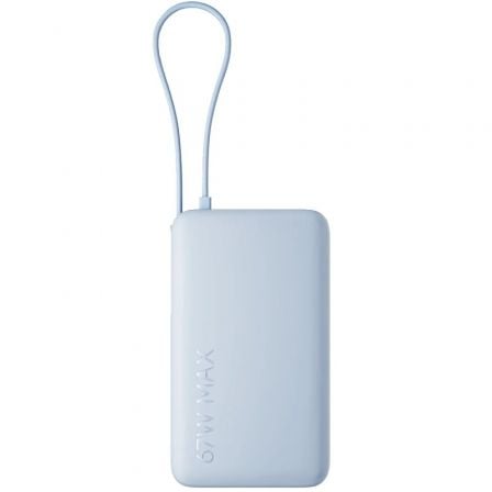 Powerbank 10000mAh Xiaomi 67W Power Bank Integrated Cable/ 67W/ Azul/ Incluye Cable USB Tipo-C_0