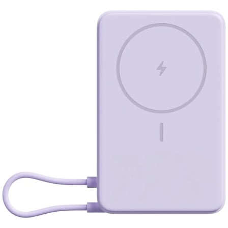 Powerbank 10000mAh Xiaomi Magnetic Power Bank 10000/ Wireless/ Púrpura_0