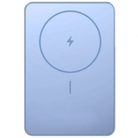 Powerbank 5000mAh Xiaomi Super Slim Magnetic Power Bank 5000/ Wireless/ Azul/ Incluye Cable USB Tipo-C_0
