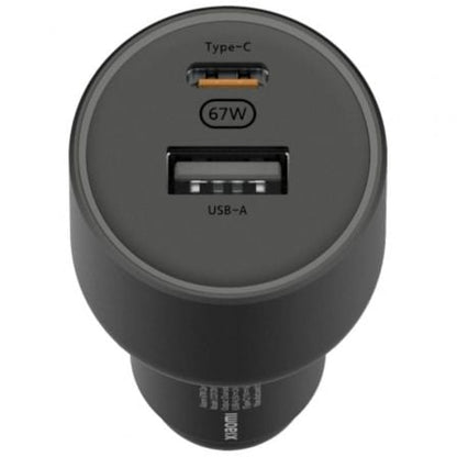 Cargador de Coche Xiaomi 67W USB-A Tipo-C/ 1xUSB-A/ 1xUSB Tipo-C/ 2A/ 6A_0