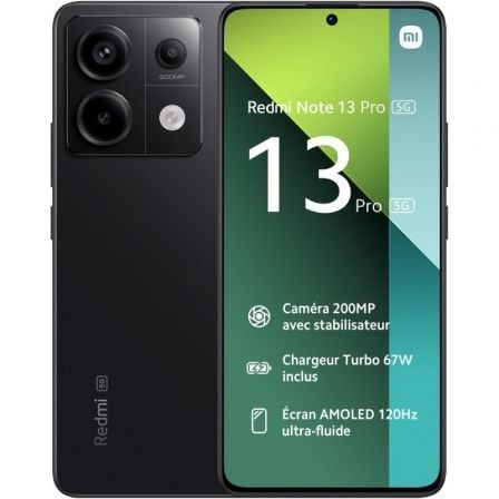 XIAOMI REDMI NOTE 13 PRO 8+256GB DS 5G MIDNIGHT BLACK OEM_0