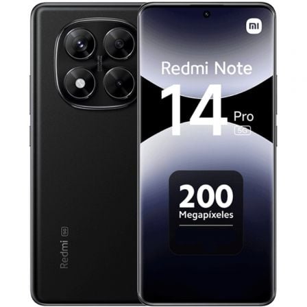 Smartphone Xiaomi Redmi Note 14 Pro 12GB/ 512GB/ 6.67"/ 5G/ Negro Medianoche_0