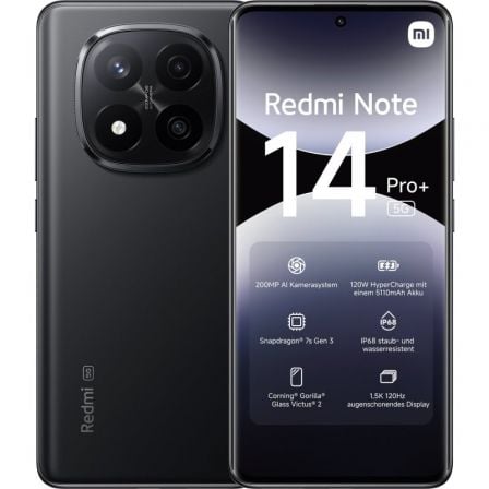 Smartphone Xiaomi Redmi Note 14 Pro+ 12GB/ 512GB/ 6.67"/ 5G/ Negro_0