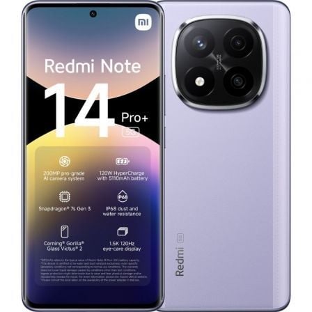 Smartphone Xiaomi Redmi Note 14 Pro+ 12GB/ 256GB/ 6.67"/ 5G/ Púrpura_0