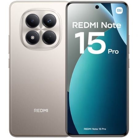 Smartphone Xiaomi Redmi Note 15 Pro 8GB/ 256GB/ 6.83"/ Titanio_0