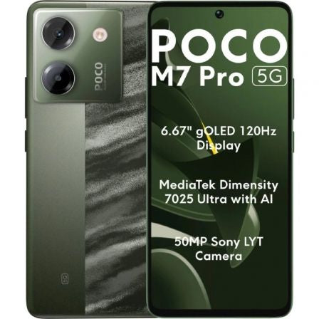 Smartphone Xiaomi POCO M7 Pro 12GB/ 512GB/ 6.67"/ 5G/ Verde_0
