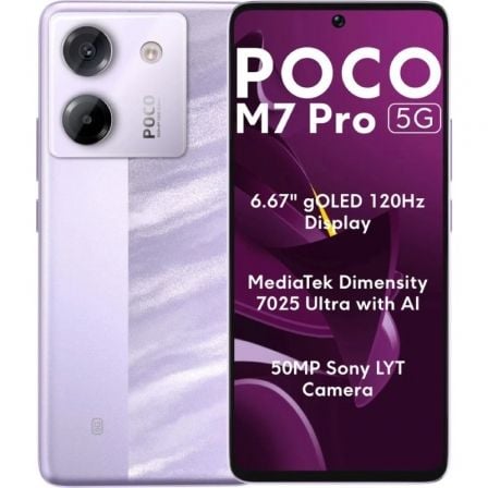 Smartphone Xiaomi POCO M7 Pro 8GB/ 256GB/ 6.67"/ 5G/ Púrpura_0