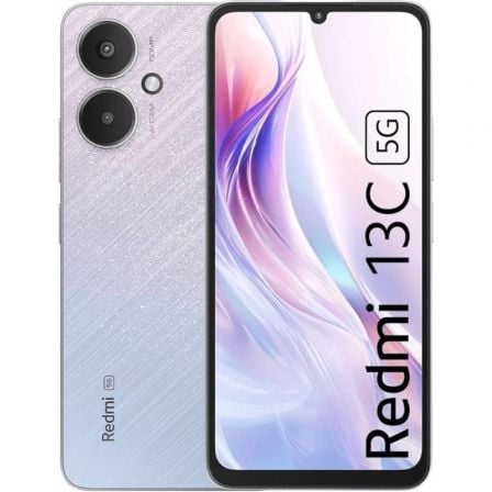Smartphone Xiaomi Redmi 13C 4GB/ 128GB/ 6.74"/ 5G/ Plata_0
