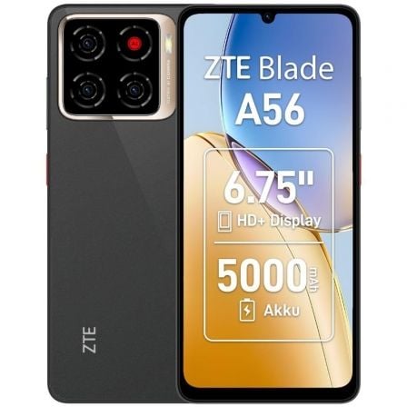 Smartphone ZTE Blade A56 / Preto / 123456301013_0