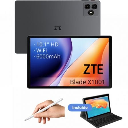 Tablet ZTE Tab Blade X1001W 10.1"/ 4GB/ 128GB/ Octacore/ Gris/ Incluye Teclado y Stylus Pen_0