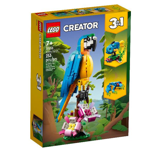 31136 Creator 3-in-1 Exotischer Papagei, Konstruktionsspielzeug_0