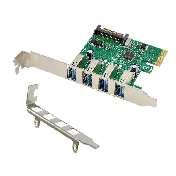 SCHEDA PCI EXPRESS 4-PORTE USB 3.0_1