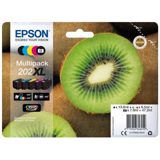 Tinte EPSON 202XL Multipack / Preto_0
