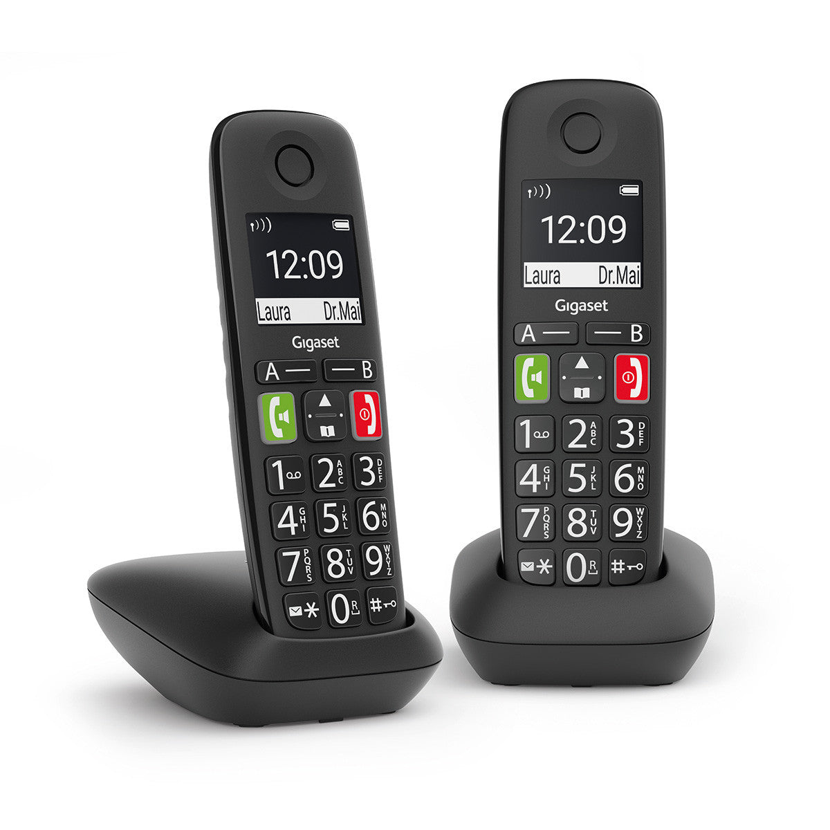 GIGASET WIRELESS PHONE E290 DUO BLACK L36852-H2901-D201_0