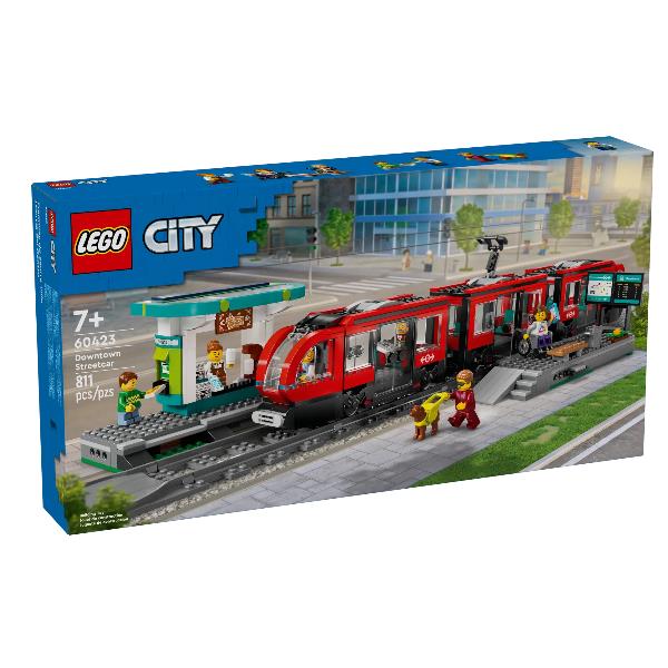 Konstruktionsspielzeug LEGO / 60423 / City StraÃŸenbahn com Haltestelle_0