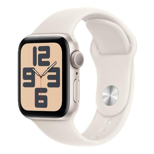 Apple Watch SE 3rd V2/ GPS/ 40mm/ Caja de Aluminio Blanco Estrella/ Correa Deportiva Blanco Estrella M/L_0