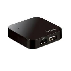 Hub USB 2.0 D-LINK / Preto / DUB-H4/E_2