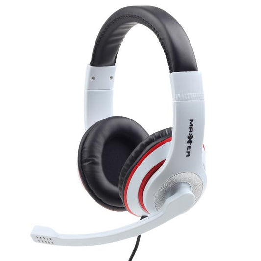 Gembird MHS-03-WTRD auricular y casco Auriculares Alámbrico Diadema Llamadas/Música Rojo, Blanco_0