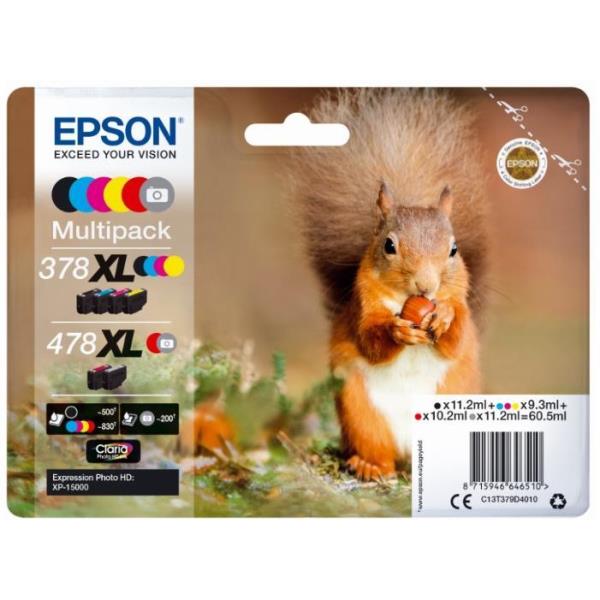Multipack Tinte EPSON / Preto / C13T379D4010_0