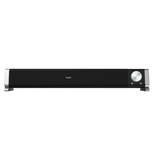 ASTO SPEAKERS SOUND BAR PER PC CON INGRESSO AUX E CUFFIA 6W RMS (12W PICCO) - NERO/ALLUMIN_1