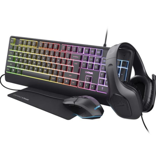 GXT 792 QUADROX SET TASTIERA, MOUSE, CUFFIA, MOUSEPAD GAMING 4-IN-1 - LAYOUT ITALIANO - NE_0