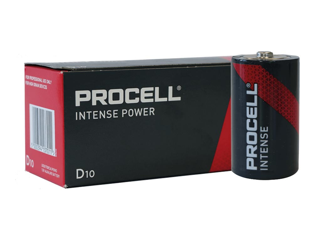 DURACELL - BATERIA DE ALCALINA PROCELL ITENSE 1.5 V LR20 D - 10 peças_0