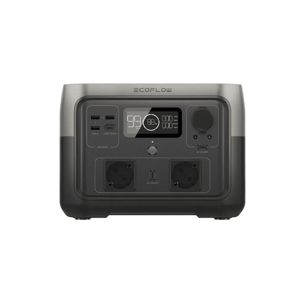 EcoFlow RIVER 2 MAX Estação de Energia em Lithium 512Wh / Potência Ecológica / Ideal para Viagens e Emergências_0