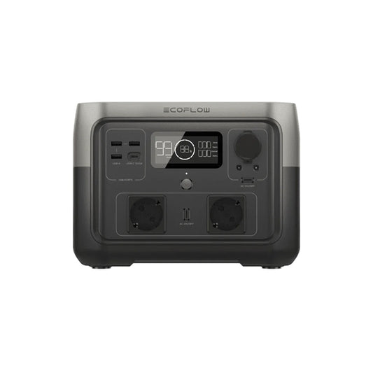 EcoFlow RIVER 2 MAX Estação de Energia em Lithium 512Wh / Potência Ecológica / Ideal para Viagens e Emergências_0