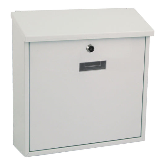 CAIXA DE CORREIO - MONACO - BRANCO - 36,8 x 36,5 x 10 cm_0