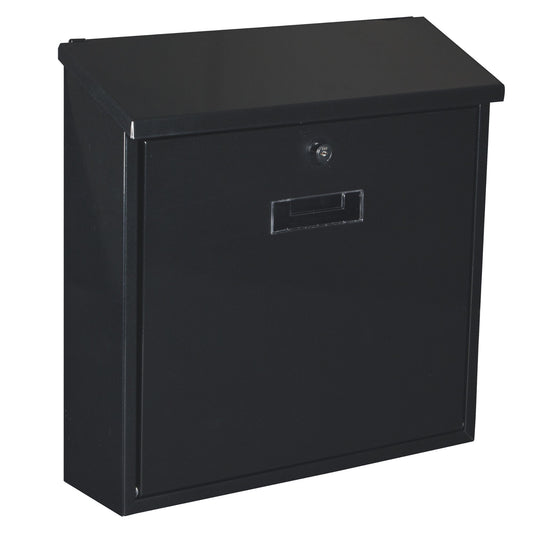 CAIXA DE CORREIO - MONACO - PRETO - 36,8 x 36,5 x 10 cm_0