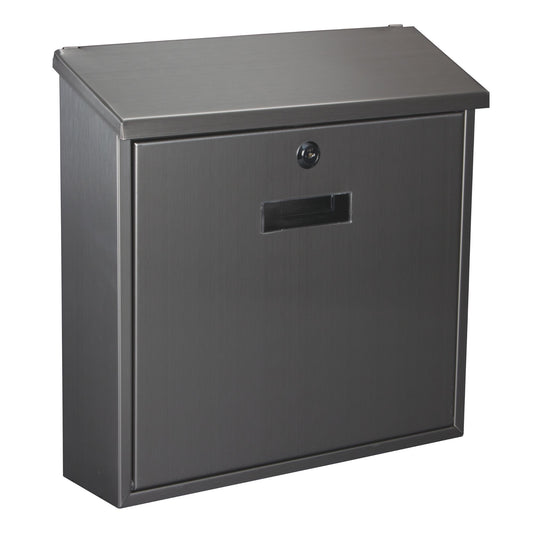 CAIXA DE CORREIO - MONACO - INOX - 36,5 x 36,8 x 10 cm_0