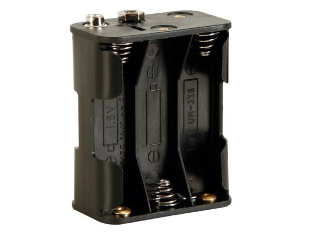 suporte de pilhas para 6 x pilhas aa (com terminais de encaixe)_0