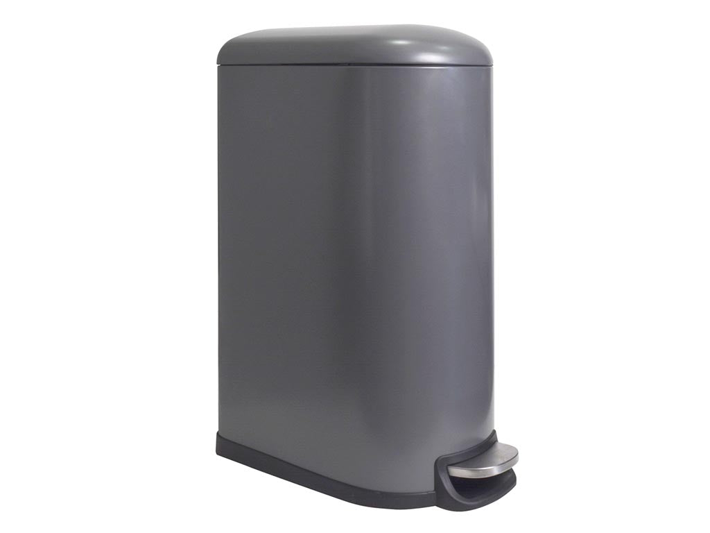 Contentor urbano - 40 l - Retangular - Cinzento mate_0
