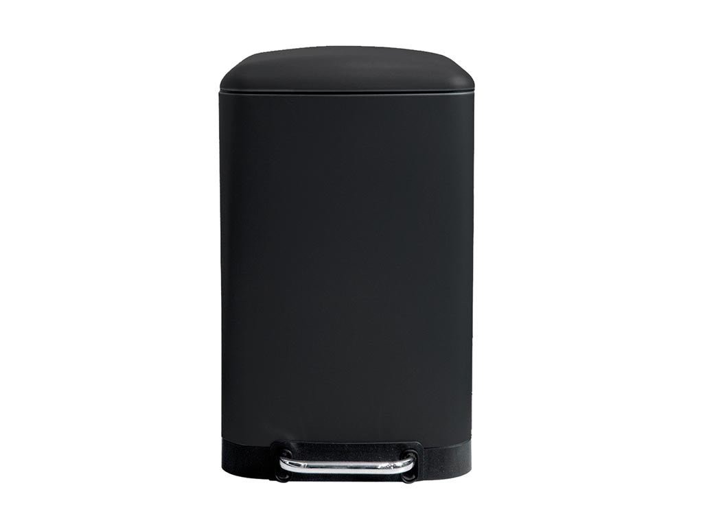 Contentor urbano - 30 l - Retangular - Preto mate_0