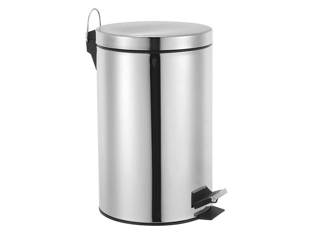Contentor com pedal - 14 l - Aço inoxidável_0