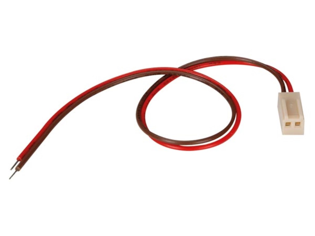 CONECTOR DE PLACA PARA FIO - FEMININO - 2 CONTACTOS / 20cm_0