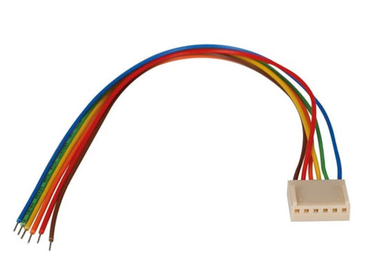 CONECTOR DE PLACA PARA FIO - FEMININO - 6 CONTACTOS / 20cm_0