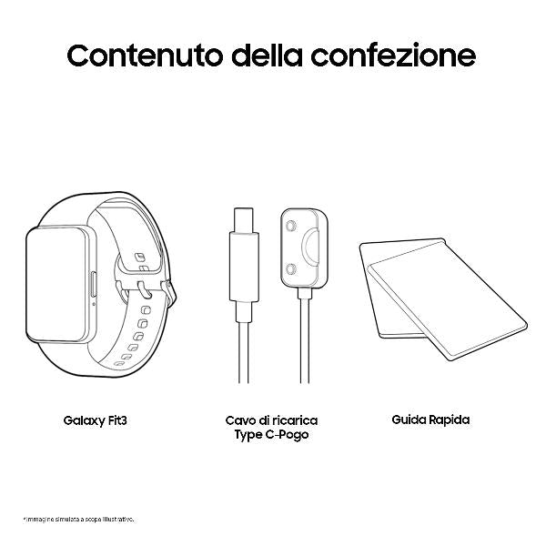 Pulsera Smartband Samsung Galaxy Fit 3/ Plateada_1