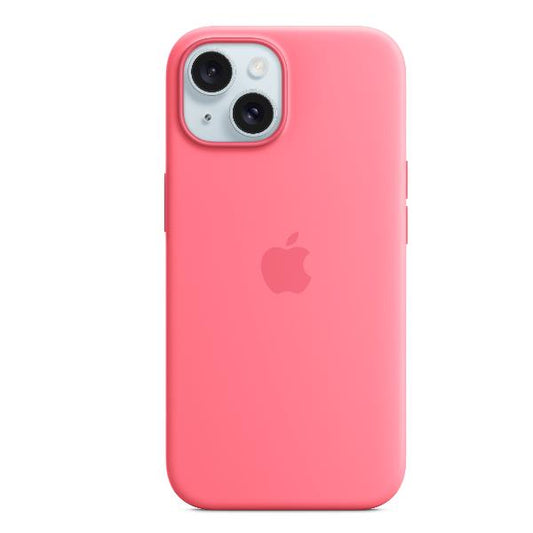 Custodia MagSafe in silicone per iPhone 15 Plus - Rosa_0