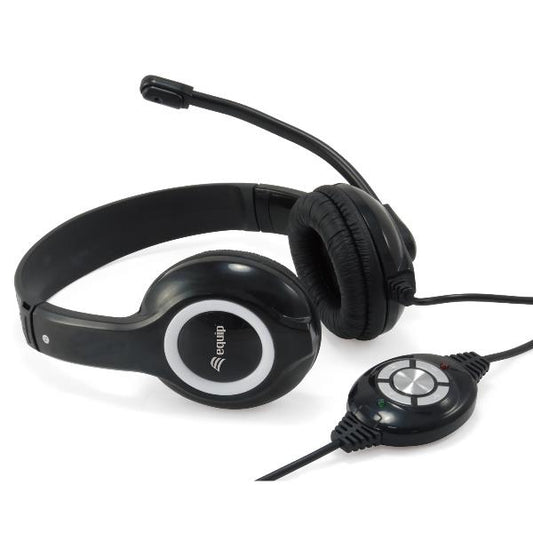 EQUIP - CUFFIA STEREO USB, con microfono_1