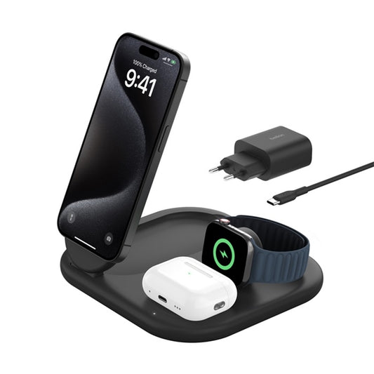 SUPPORTO DI RICARICA WIRELESS 3IN1 15W QI2 - NERO_0