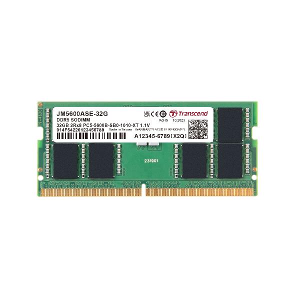 JM5600ASE-32G - DRAM DDR5 SO-DIMM 5600MHz da 32GB, 2Rx8 2Gx8 CL46 1.1V_0