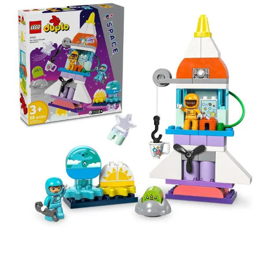10422 DUPLO 3-in-1-Spaceshuttle fÃ¼r viele Abenteuer, Konstruktionsspielzeug_0