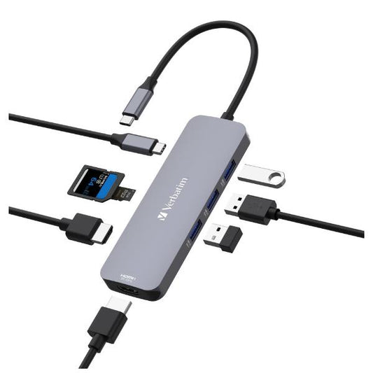 USB-C Pro Multiport-Hub CMH-08, 8 Port, Dockingstation_0