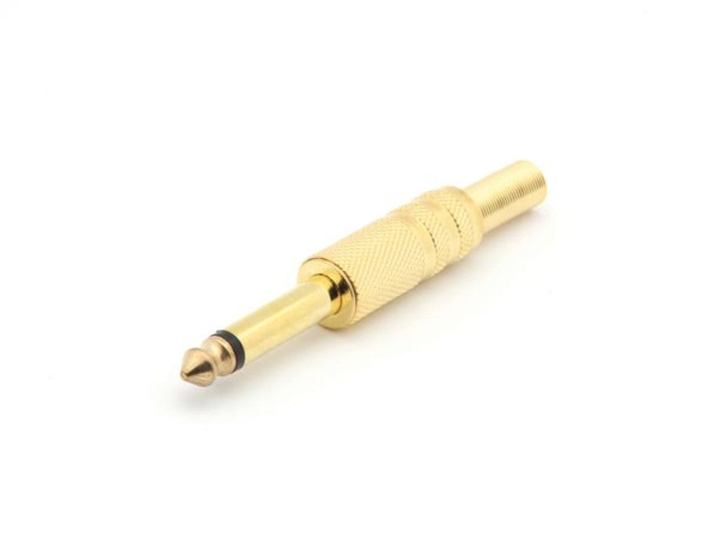 CONECTOR JACK MACHO 6,35mm - OURO MONO_0