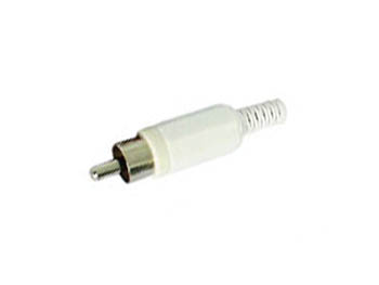 PLUG RCA MACHO - BRANCO_0