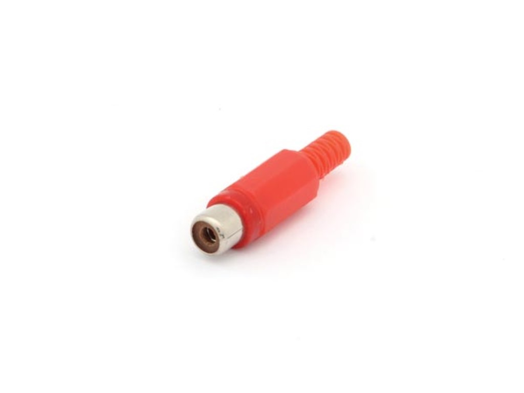 PLUG RCA FÊMEA - VERMELHO_0