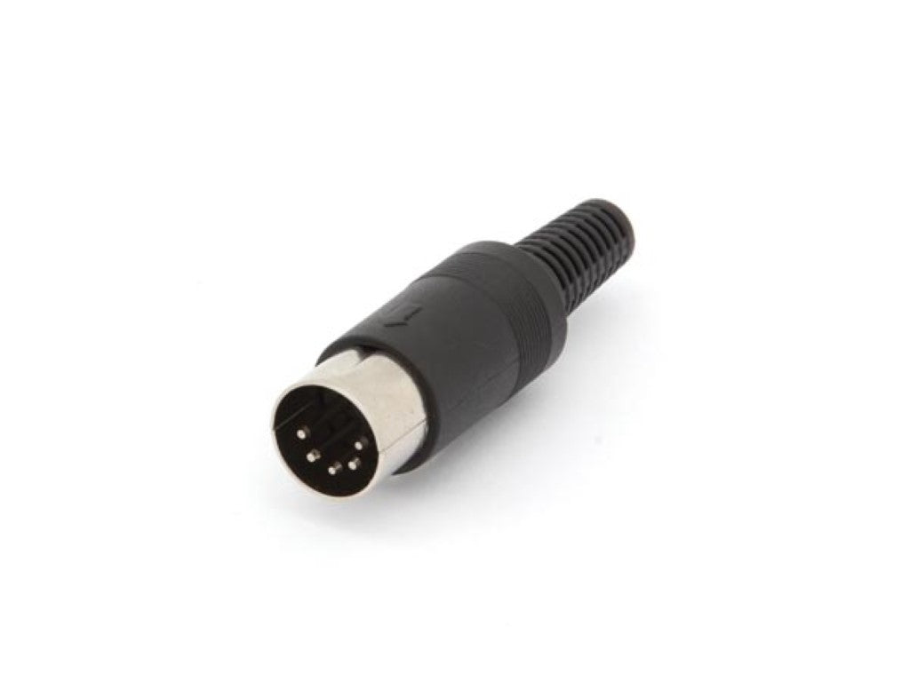 PLUG DIN 5P MACHO PRETO_0