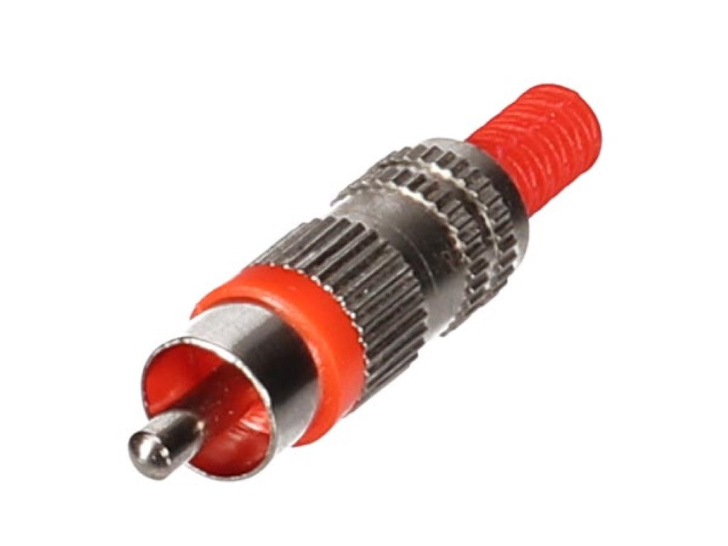 PLUG RCA MACHO - NÍQUEL - VERMELHO_0
